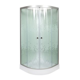 Душевая кабина Deto L 908 N без крыши 80х80х200 см